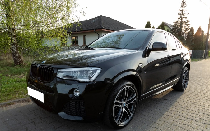 BMW X4 cena 129999 przebieg: 127860, rok produkcji 2016 z Pogorzela małe 154